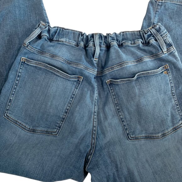 Madewell Jeans Women's Size 30 Keefe Wash Elastic Waist Pull On Relaxed Fit - Picture 9 of 16